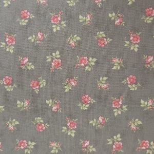 Tela topo florecitas rosas