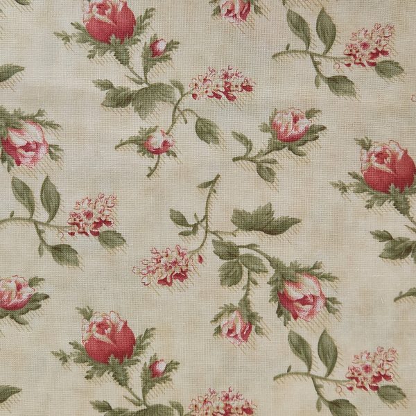 Tela estampada flores pequeñas