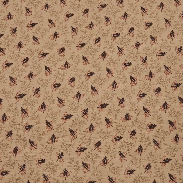 Tela camel hojas