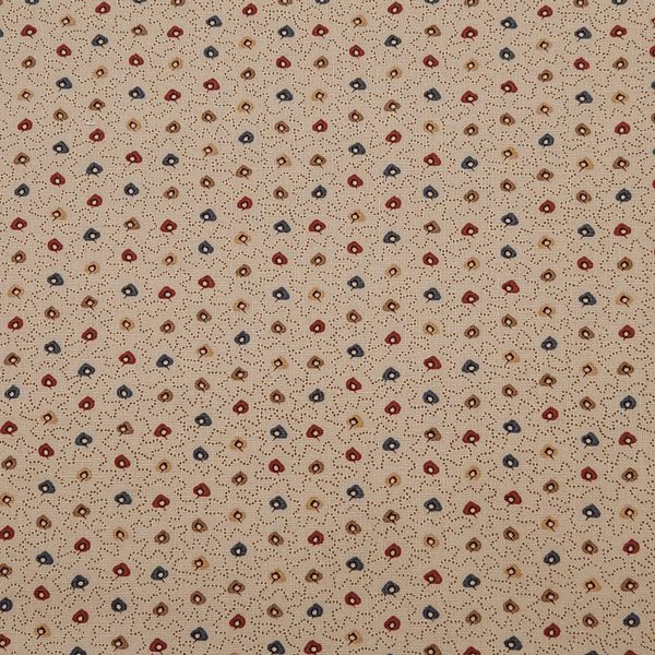 Tela camel topos colores