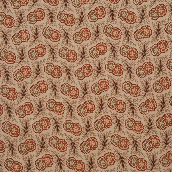 Tela beige flores