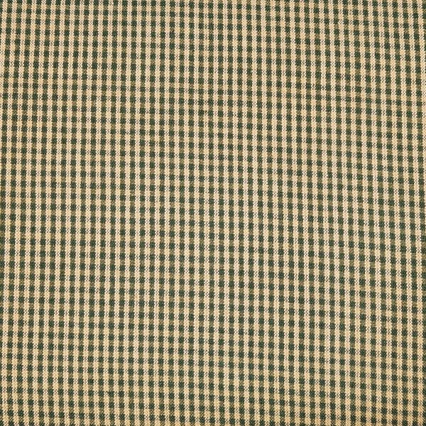 Tela cuadritos pequeños verde