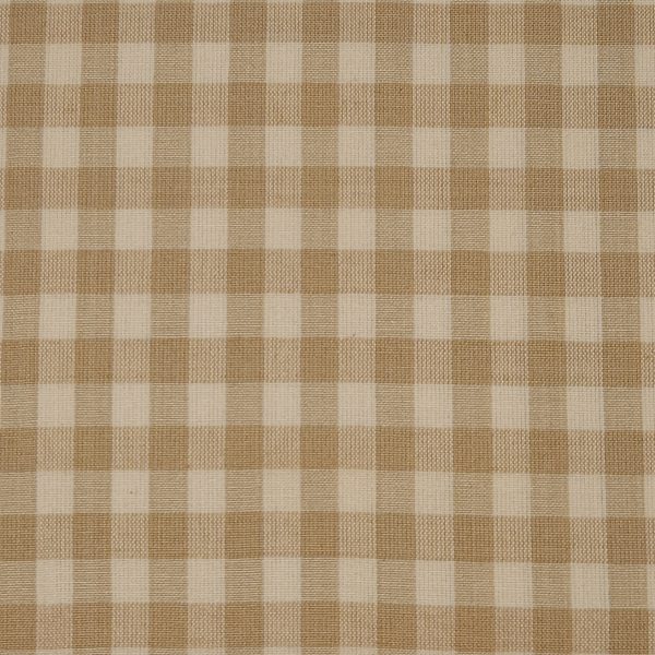 Tela cuadros beige y camel