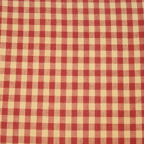 Tela cuadros rojos