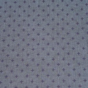 Tela tramada azul tipo Sashiko