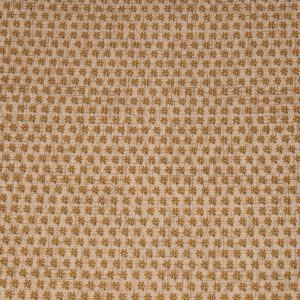 Tela beige florecitas ocre