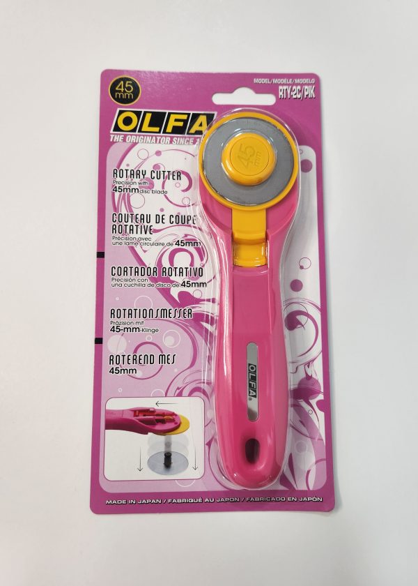 Cutter Rotativo OLFA 45mm. Splash Pink