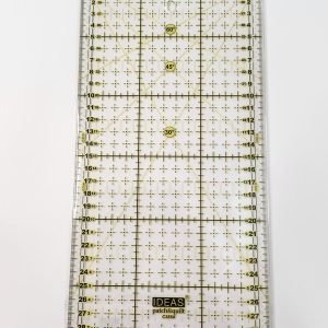 Regla patchwork rectangular 15x30 IDEAS