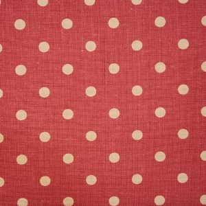 Tela lino magenta con lunar beige