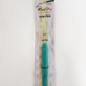 Aguja Ganchillo KnitPro-Waves 2.50 verde esmeralda