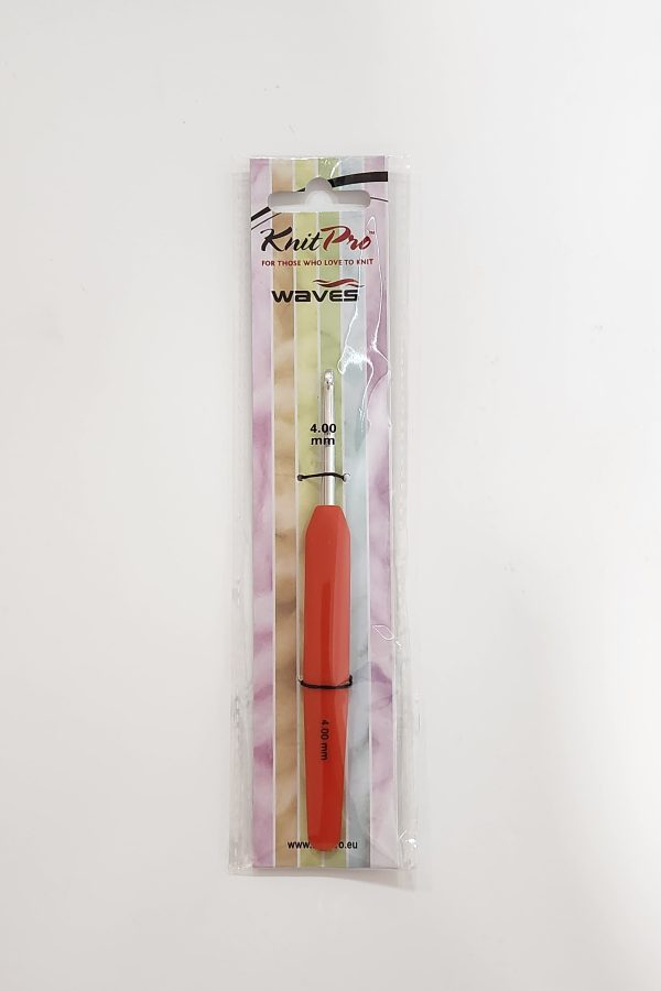 Aguja ganchillo KnitPro-Waves 4.00 Rojo