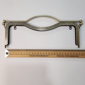 Boquilla Monedero Oro Viejo 27x10cm.