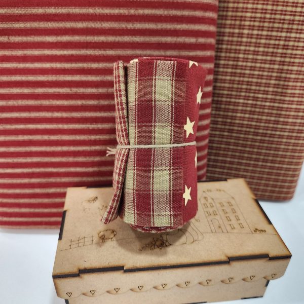 Pack 5 Fat Eighg 25x55cm Country rojos.