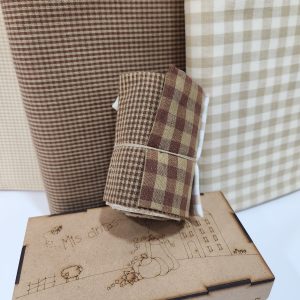 Pack 5 Fat Eighg 25x55 Country tonos beige y marrones.
