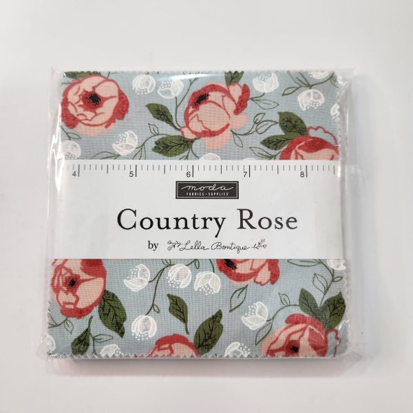 Charm Pack 5" Country Rose.